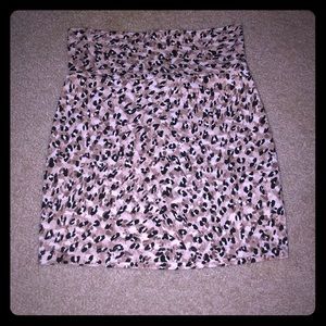 Leopard Print Pencil Skirt